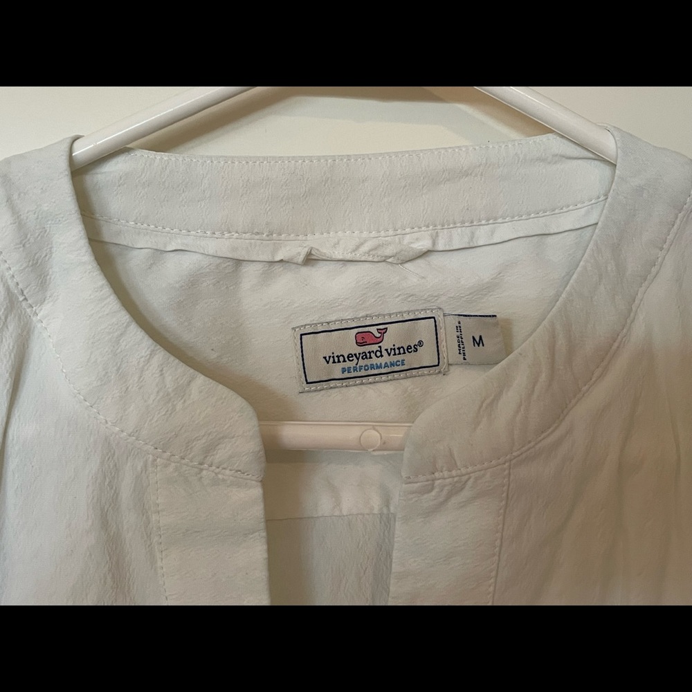 Vineyard Vines performance tunic, white, sz M
